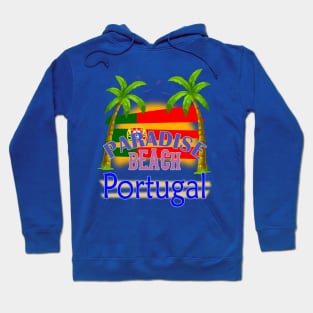 Paradise Beach Portugal Vacation Holidays Hoodie